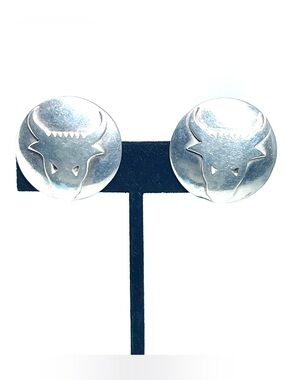 Sterling Miguel Garcia Martinez Taurus Earrings